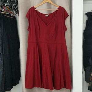 3x eshakti red dress